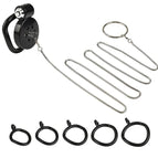 Black with pull ring