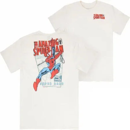 Marvel Spider-Man Printed Short Sleeve T-Shirt Men's And Women's Summer New Fashion Trend Street Casual Crew Neck Loose Y2K Tops
