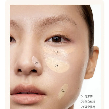 Joocyee Concealer 4-color Palette Facial Makeup Foundation Cream Invisible Pores Full Coverage Brighten Korean Makeup Cosmetics