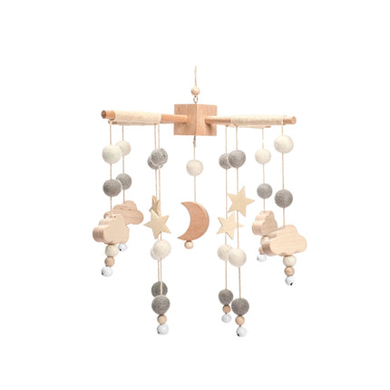 Baby Rattle Toy 0-12 Months Wooden Mobile On The Bed Newborn Music Box Bed Bell Hanging Toys Holder Bracket Infant Crib Boy Toys