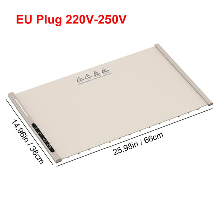 Electric Heating Plate Silicone Dining Table Food Warmer Mat Fast Warming Food Coffee Heater Tray Foldable Food Warming Plate
