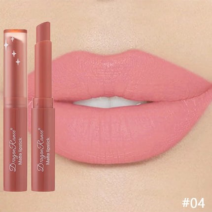 Nude Matte Lipstick Waterproof Nude Pink Lip Sticks Not Fading Sexy Red Velvet Lipsticks for Women Make Up Lasting Lip Cosmetics