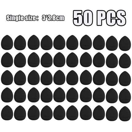 150pcs Mini Finger Puff Foundation Small Air Cushion Powder Sponge Face Concealer BB CC Cream Cosmetic Applicator Makeup Tools