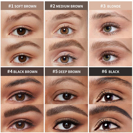 Superfluff Volumizing Brow Mousse Tint for Eyebrows Tinted Brow Gel  Brown Long Lasting Waterproof Eyebrow Tattoo  Dye Cosmetics