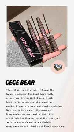 Gege Bear Long Curling Mascara Natural Curling Waterproof Long-lasting Setting Non-smudged Eyelash Primer