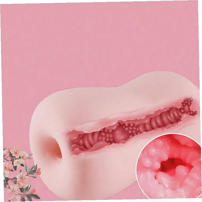 Daily Leisure Manual Male Intimate Cup Lightweight Portable Design Easy Operation Realistic Texture Reusable