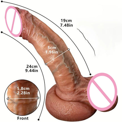 Thick Penis Dildo Sexy Adult Cock Dick Sex Toys Soft Realistic Skin Feel Human Penis Sexual Dildos Woman Penile Prosthesis Women
