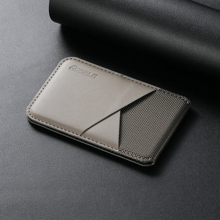 Luxury Business Leather Wallet Card Holder Bag For iPhone & Samsung Galaxy MagSafe Accessories With Slim Geometric Design Gift