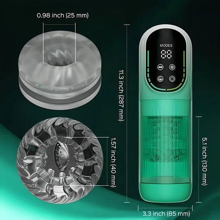 5 in 1 Automatic Thrusting Rotation Male Masturbator Penis Pump Sucking Pocket Pussy Blowjob Machine Adult Sex Toys for Men 18+