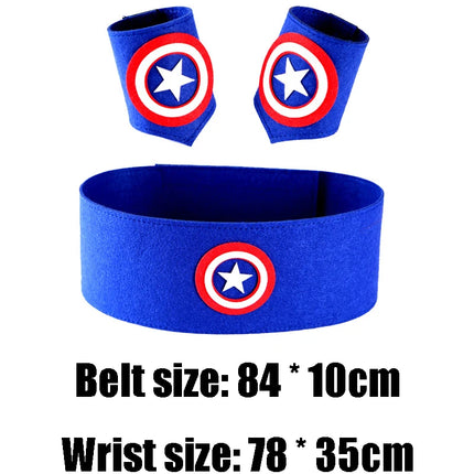 Marvel Superhero Toy Role Play Performance Props Capta Captain America Iron Man Action Figure Toy set Children's Halloween Gift