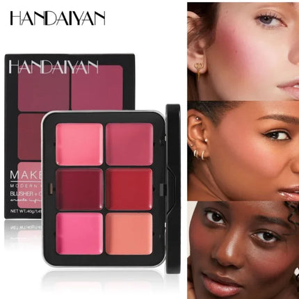 Waterproof Cream Blush Palette 12 Color Matte Long Lasting Natural Concealer Foundation Highlighter Contour Stick Makeup