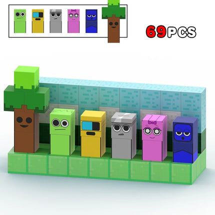 Sprunki Figures Magnetic Blocks Set Build Mine Magnet World Frozen Edition Sensory Toys Princess Castle Birthday Gifts for Kid