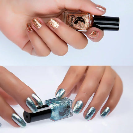 Metal Colour Nail Gel Polish Semi Permanent Mirror Gel Varnish Base Top Coat UV Gel Varnish Soak Off Nails Art Glue Nail Polish
