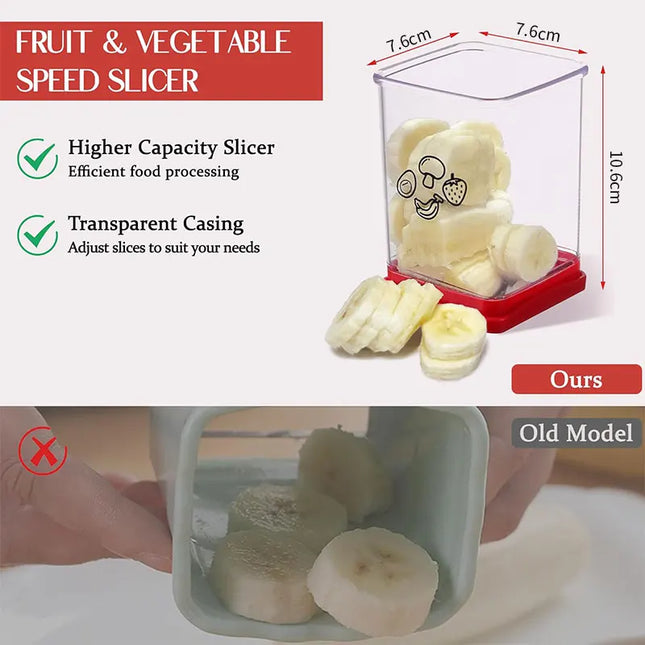 Fruit Speed Cup Slicer With Push Plate Egg Slicer Strawberry Banana Cutter Quickly Making Fruit Vegetable Salad Kitchen Gadget