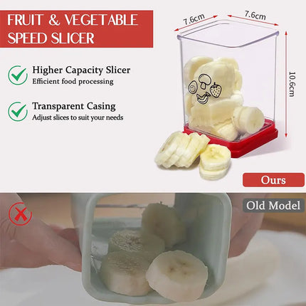 Fruit Speed Cup Slicer With Push Plate Egg Slicer Strawberry Banana Cutter Quickly Making Fruit Vegetable Salad Kitchen Gadget