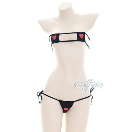 Summer Beach Mini Bikini Set Women Sexy Underwear Temptation Lingerie Outfit Erotic Costumes