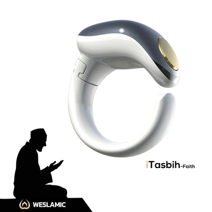Muslim Gift Smart Electronic Counter 4 Digit Tasbeeh Tasbih Zikr Ring Digital  Counter Interchangeable Rings 18/20/22mm