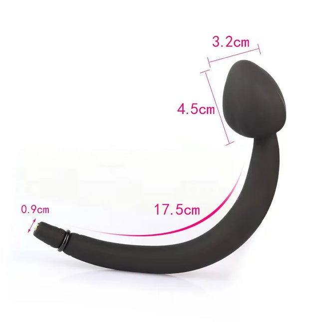 Large Silicone Inflatable Butt Plug with Pump - Expandable Anal Stretcher Prostate Massager for Advanced Training Sex Toy