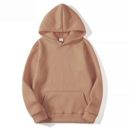 Autumn plush women's hoodie winter fashion hoodie women's casual pocket pullover sports hoodie
