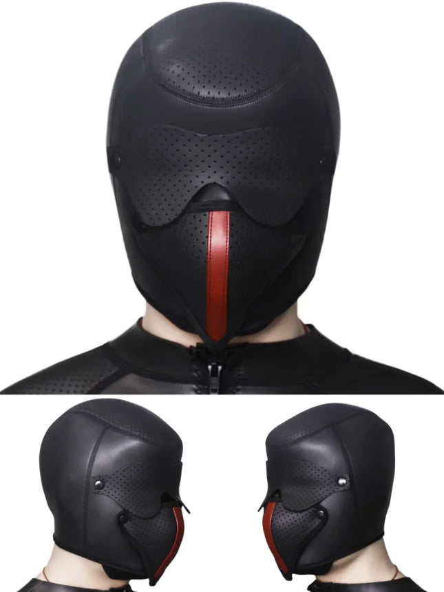 Adult Blindfold Sex Game Neoprene Hood with Eye Mask BDSM Bondage Restraint Hood Sensory Deprivation Sex Toys for Men Gay