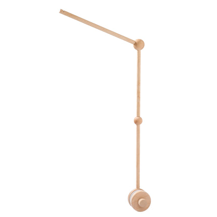 Crib Mobile Bed Bell Wooden Bracket Baby 0-12 Months Wooden Mobile Hanging Rattles Toy Holder Decorative Accessories Arm Bracket