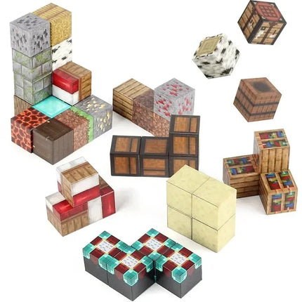Magnetic Blocks 200pcs - Educational Sensory Montessori Toy