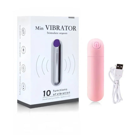 USB Charge 10-Speed  Mini Bullet Vibrator Clitoris Stimulator G Spot Vagina Massage Adult Sex Toys for Women Gay Female Masturba