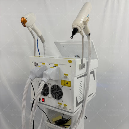 4 Wavelength Diode Laser Hair Removal Machine 2 in 1 5000w ND YAG Pico Q Switch Skin Care Machine Permanent Painless Epilation