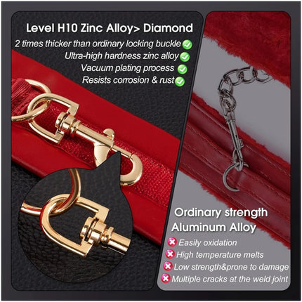 Binding Set BDSM Sex Toys Handcuffs Eye Masks Chains Collars Neck To Wrist Leather Restraints Sex Toys Can Be Adjusted
