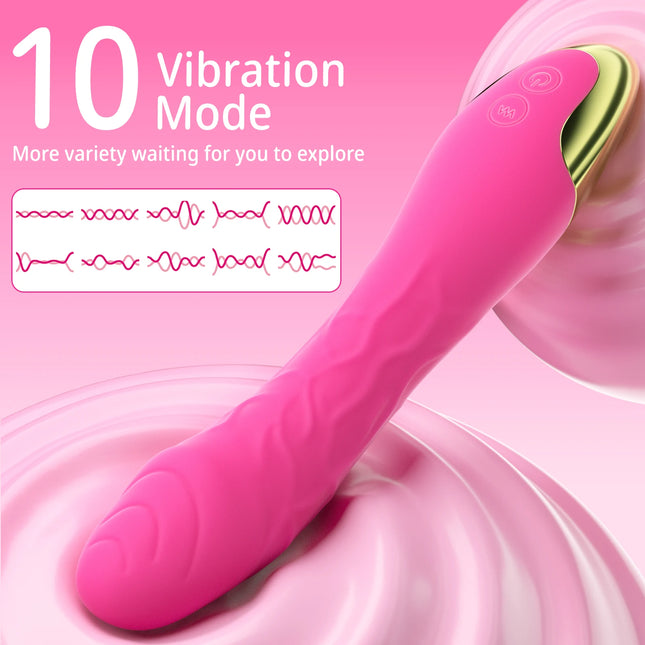 Beginner Vagina Vibrator for Women Clitoris Nipples Stimulator Clit G-Spot Vibrator Female Masturbator Sex Toy for Women 18+