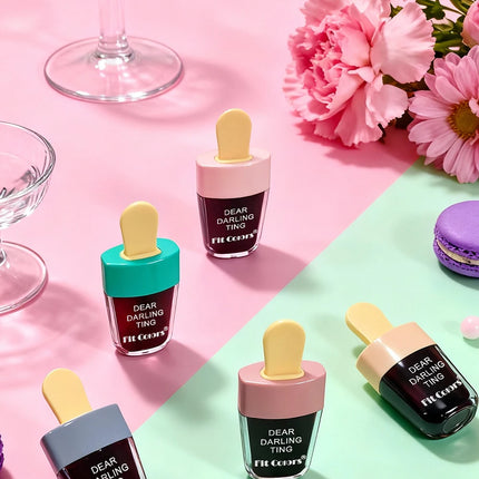 Moist Smooth Ice Cream Dyed Lipstick - Easy To Color Long-lasting Sweatproof No Cup Staining MakeupEssential Ice Cream Liptint