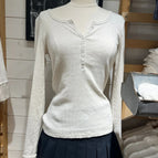 Light gray-ribbed / One Size