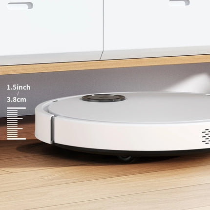 Robot Vacuum and Mop Combo, 2 in 1 Robotic Vacuum Cleaner with ，App/Remote, Strong Suction, Slim, Ideal for Hard Floor, Pet Hair