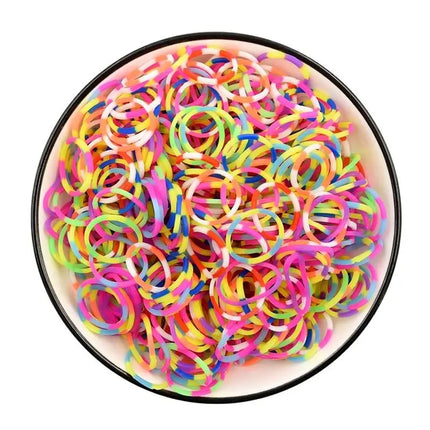 New Loom Rubber Bands Bracelet for Kids or Hair Rubber Loom Bands Make Woven Bracelet DIY Craft Toys Christmas Gift
