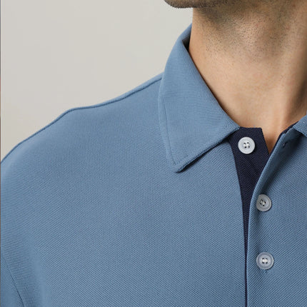 Men's Casual V-neck T-shirt Short Sleeved Summer Men's Comfortable Breathable Regular Fit Case Golf Polo Shirt Polo Collar