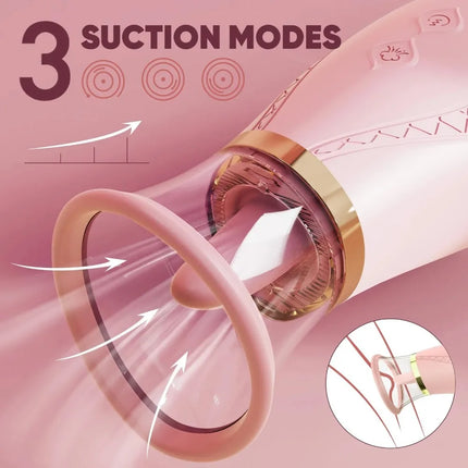 Woman nipples clitoris licker tongue vibrator orgasm vagina sucking massager stimulator female masturbator sex toys for couples
