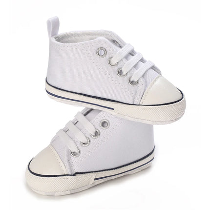 0-18 Months Newborn Baby Shoes Classic Fashion Casual Sports Shoes for Boys and Girls Non slip Soft Sole Walking Shoes