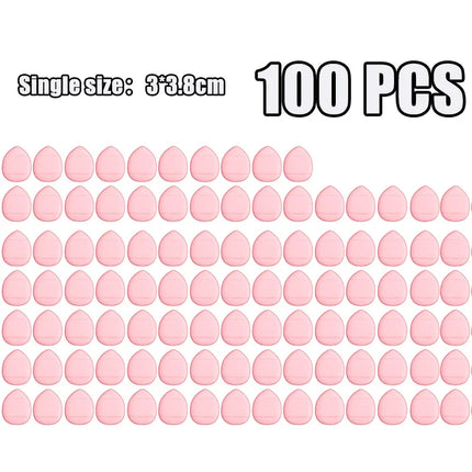 150pcs Mini Finger Puff Foundation Small Air Cushion Powder Sponge Face Concealer BB CC Cream Cosmetic Applicator Makeup Tools