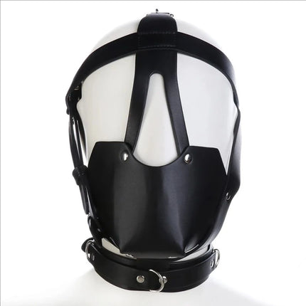 New PU Leather Harness BDSM Bondage Harness Gag Gay Mouth Mask With Ball Mouth Gag Fetish Salve Restraint Sex Toys For Couples