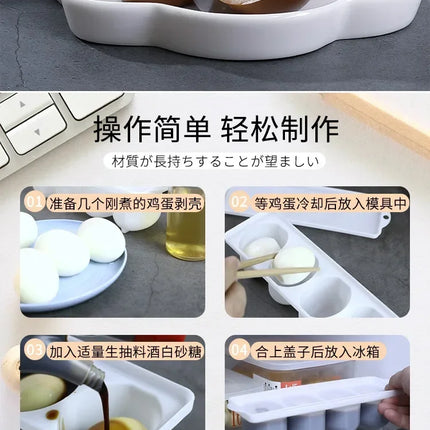 Egg Saving Box Practical Multifunctional Egg Organizer for Halogen and White Marinated Eggs