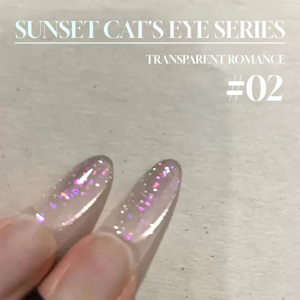 MIANEL 12ML 2026 New Tyndall Cat Eye Gel Nail Polish Flash Whitening Small Light Bulb Crystal Nail Polish Pink Nails 1-5pcs