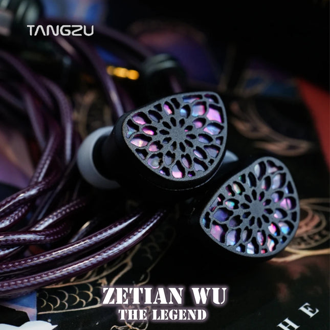 TANGZU Zetian Wu The Legend Dual-Planar Hybrid Driver Wired Earphones IEM 0.78mm 4.4mm Cable Hybrid Driver