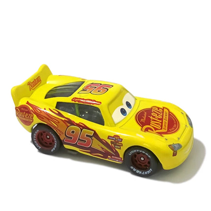 Disney Pixar Cars 95 Pink Lightning McQueen Cartoon Model Car 1:55 Metal Die Casting Racing Toys Children's Toys Birthday Gifts