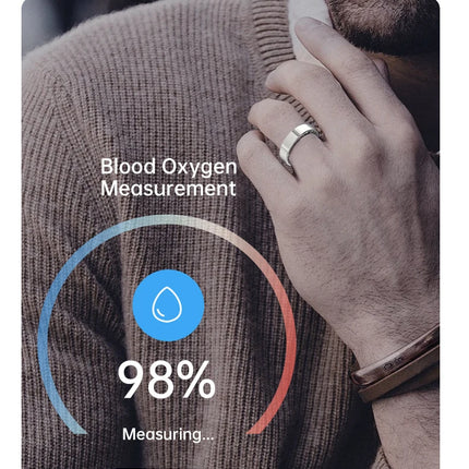 2025 Hot Sale Smart Ring Gesture Brush Video Wireless Bluetooth Call Music Control 5ATM Waterproof Heart Rate Monitor For Men