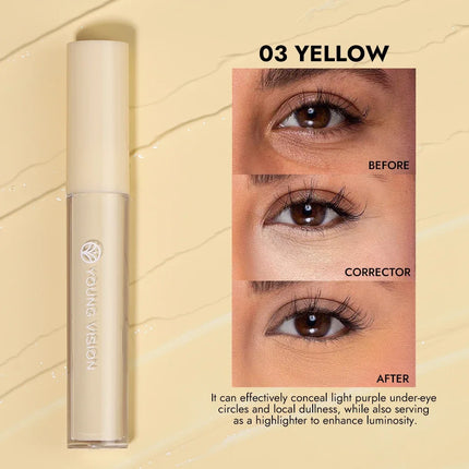 Yellow Orange Liquid Concealer Foundation Primer Base Facial Repair Dark Circles Corrector Skin Tone Purple Brighten Concealer