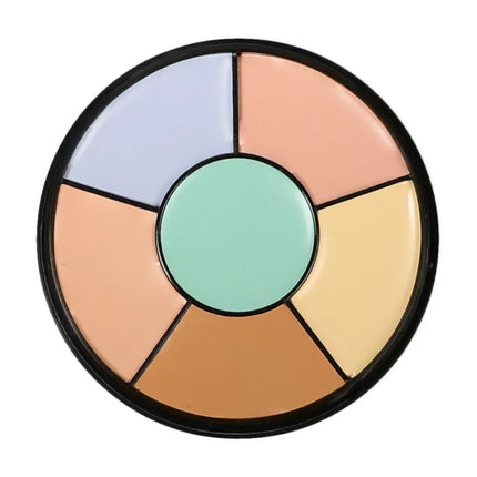 6Colors Concealer Palette Cream Texture Covers Acne Marks Dark Circles Multifunction Face Makeup Lasting Brighten Face Cosmetics