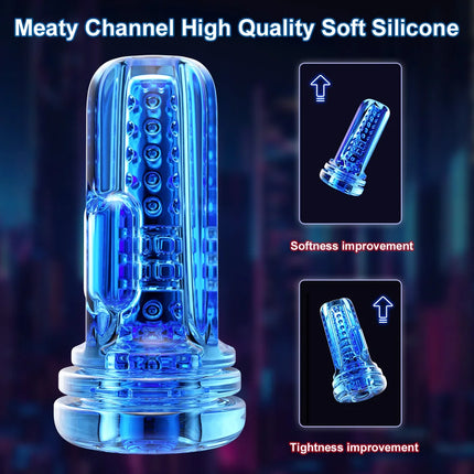 Electric Male Masturbation Cup App Control Strong Vibration Frequency Multiple Pleasures Real Vaginal Sex Machine Toys For Men