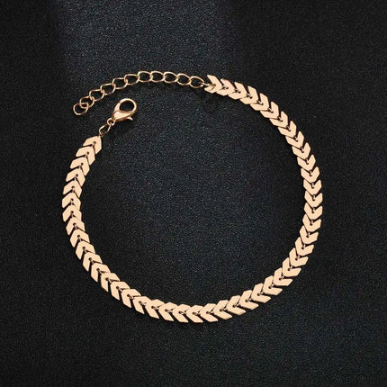 Simple Slim Adjustable Ankle bracelets Silver Color Anklets for Women Summer Beach on the Leg Chain Cheville Foot Jewellery