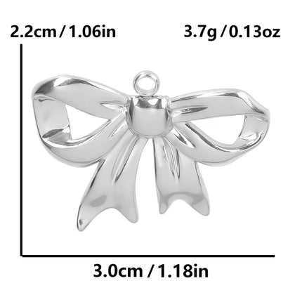 Breloque Metal Love Stainless Steel Flower Pendants For Jewelry Making Earrings Bracelets Headwear DIY Heart Charms Accessories