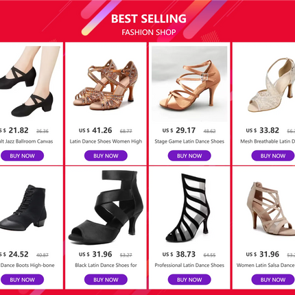 New Profession Latin Dance Shoes Large Size Suede Sole Indoor Training High Heels PU Jazz Salsa Ballroom Dance Sandals for Women